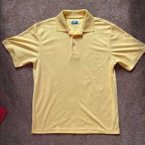 Ben Hogan Yellow Polo Shirt Casual Sporty Design